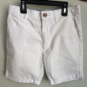 Class Club Modern Fit White Flat Front Casual Shorts Size 10